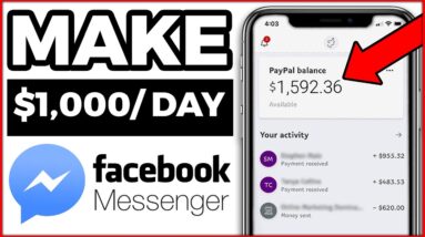 Earn $1,000 with Facebook Messenger for FREE! (Make Money Online)