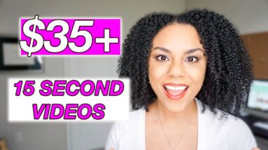 How To Make Money Online Creating 15 Second Videos!