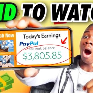 Earn $3,805 Free PayPal Money Just Watching Videos! (Make Money Online 2021)