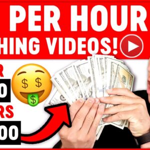 Earn $50 Per Hour WATCHING Videos! Available Worldwide (Make Money Online)