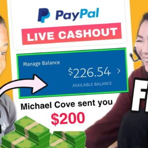Cashing Out $200 LIVE On Free Money App Then Giving It Away! (Paypal Free Money)