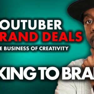 Influencer Brand Deals and How to Talk to Brands |YouTube LIVE Q&A