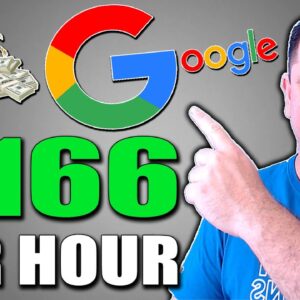 How To Make $166/HR Using GOOLGE (Free Course) Make Money Online