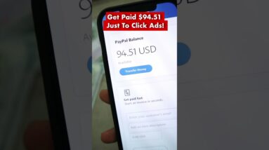 Get Paid $94.51 Just Clicking Ads! #shorts