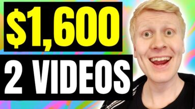 How to EARN $1,600 with 2 YOUTUBE VIDEOS? (Make Money on YouTube)