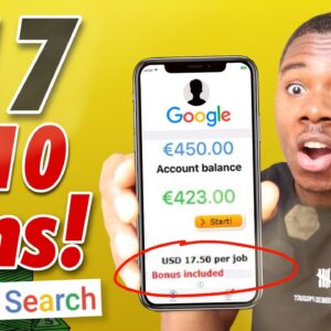 Earn $17.54 Per 10 Mins From GOOGLE Search! *Worldwide* (Make Money Online)