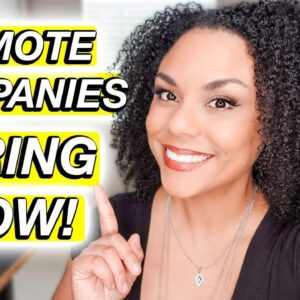6 Fully Remote Work From Home Companies! (Worldwide)