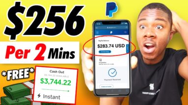 Earn $256 In PayPal Money Every 2 MINS!! *No Limit* (Make Money Online)