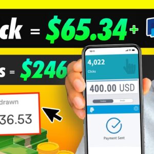 Get Paid $65.34 Per Click! *NO CAP* (Make Money Online 2022) | Michael Cove