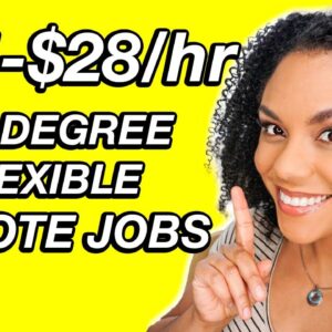 Flexible Remote Jobs Available 2022! Make Money From Home!
