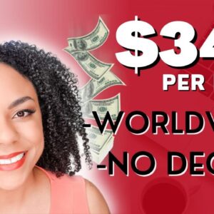 $342/Day No Degree Needed High Paying Remote Jobs! Worldwide
