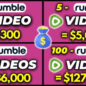 Earn BIG: $283 Per Video With a Rumble Affiliate Marketing USING Other's Videos!