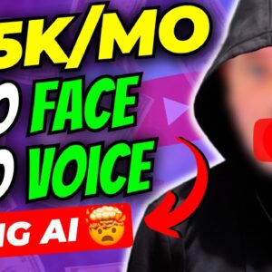 Earn $25k/Mo on YouTube: No Face, No Voice, Using AI 🤑(Passive Income) Done For YOU!