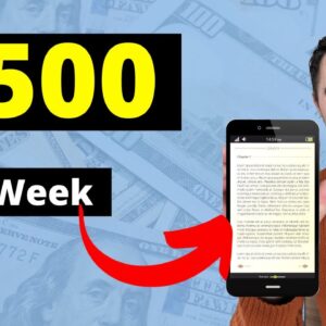 Entire eBook In Less Than 5 Minute's, Make $500 Weekly With This Method
