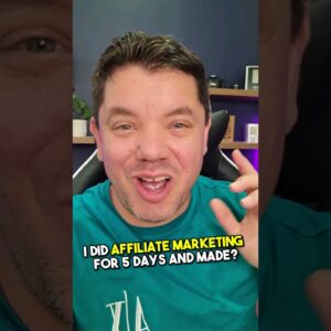 I Tried Affiliate Marketing For 5 Days From Scratch (Insane Results🤯)