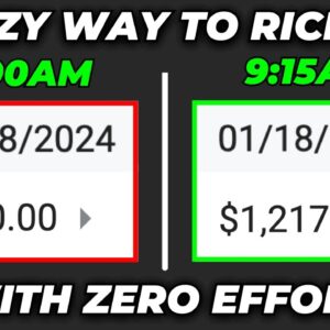 Zero Effort Affiliate Marketing: Start Making $1,217+ In Just 15 Minutes (Lazy Way to Riches)