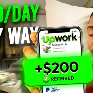 LAZY Way To Make $200/Day On Upwork Using AI! (Make Money Online 2024)