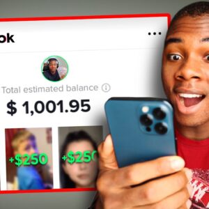 Get Paid $250 PER TikTok Video You Watch! *Worldwide* (Make Money Online)