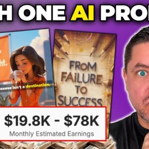 How to Make Money Online and Go Viral With Faceless Animation Videos (ONE Prompt Only)