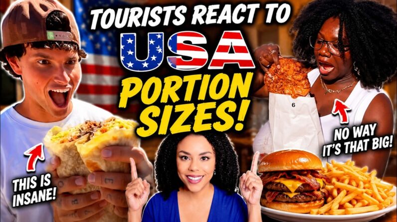 World Cup Tourists Left Speechless By American Food Portion Sizes! "It's Mental"