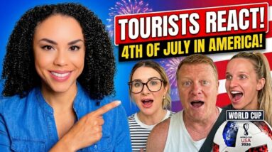 World Cup Tourists Can't Wait To Celebrate 4th Of July In America