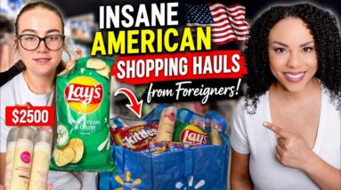 Brits And Aussies Insane American Shopping Hauls American Products They Can't Live Without!